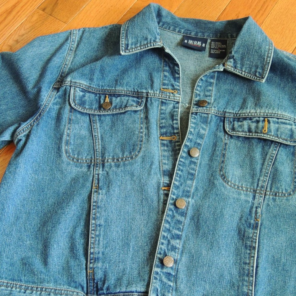 Bill Blass denim jean jacket.